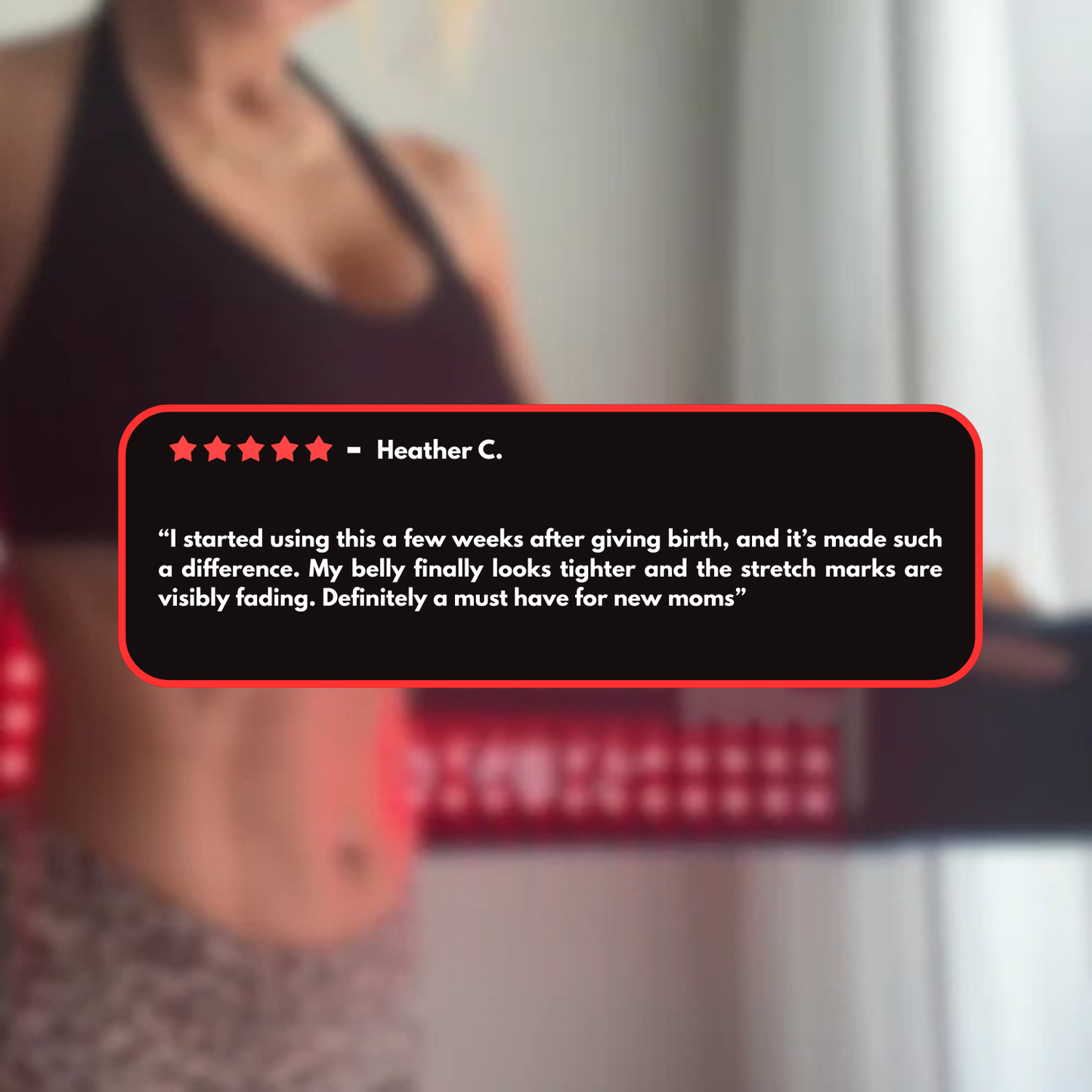 Heated Red Light Therapy Belt