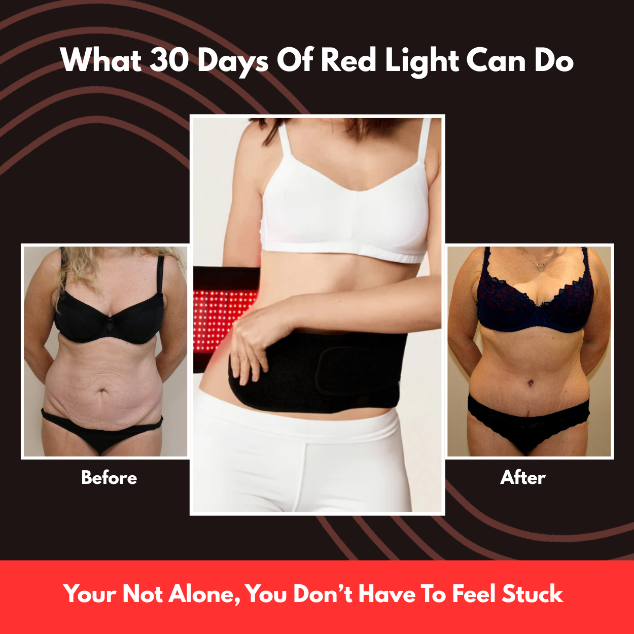 Heated Red Light Therapy Belt